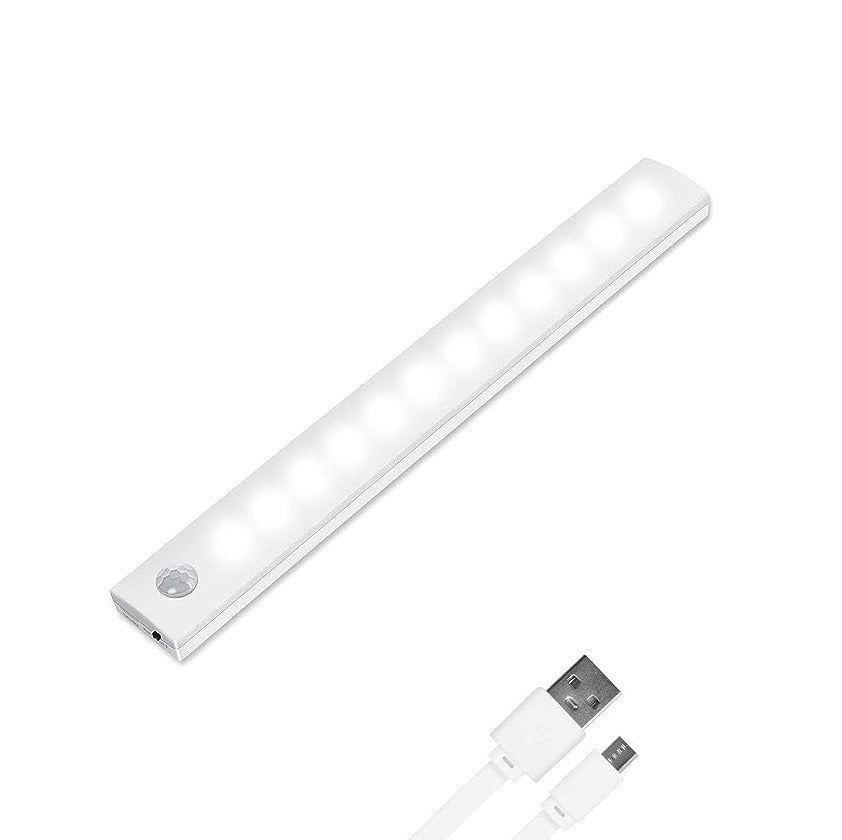 LED onderkast verlichting - USB oplaadbaar - PIR sensor - 30cm LED onderkast verlichting - USB oplaadbaar - PIR sensor - 30cm